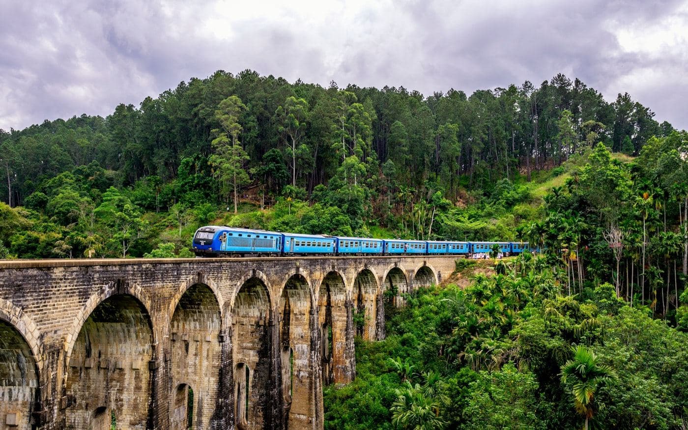 Nine Arches Bridge in the Sri Lankan highlands